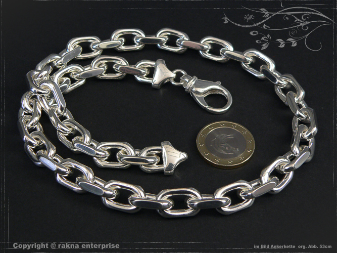 Ankerketten 925 silber 10mm massiv