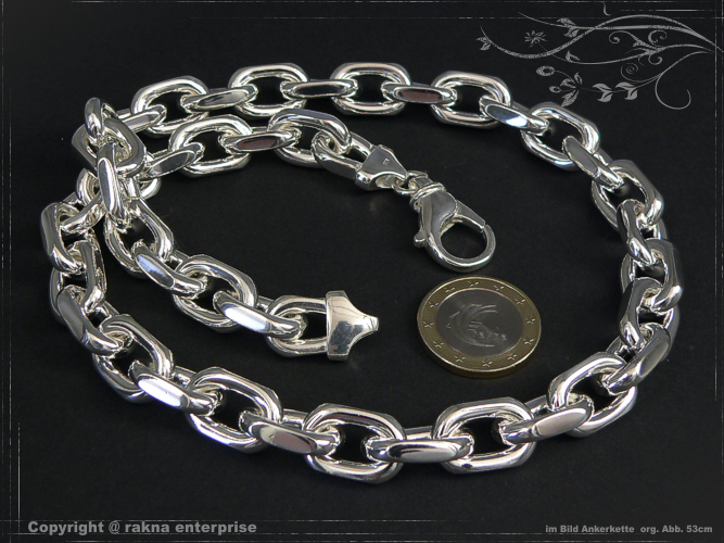Ankerketten 925 silber 12mm massiv