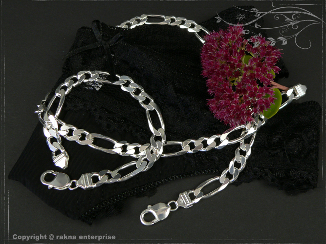 Bracelets 925 Sterling Silver width 9,0mm  solid