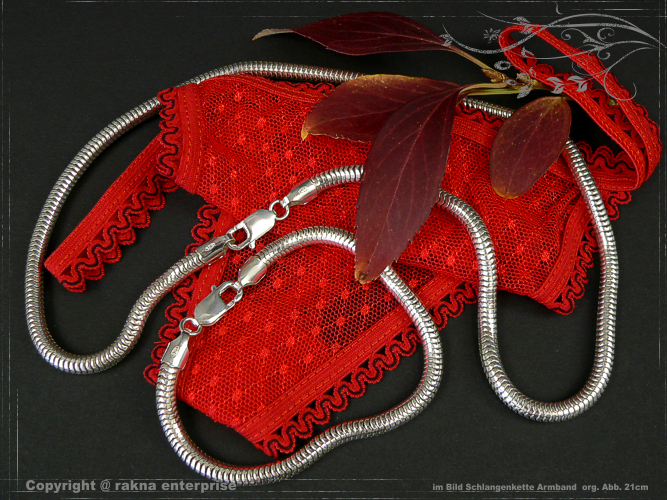 Snake Chain Bracelets 925 silver 5mm Combination
