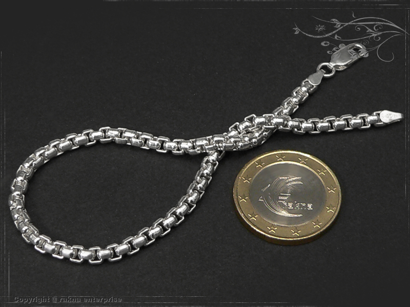 Venezia Armband 925 Sterling Silber Breite 3,7mm  massiv