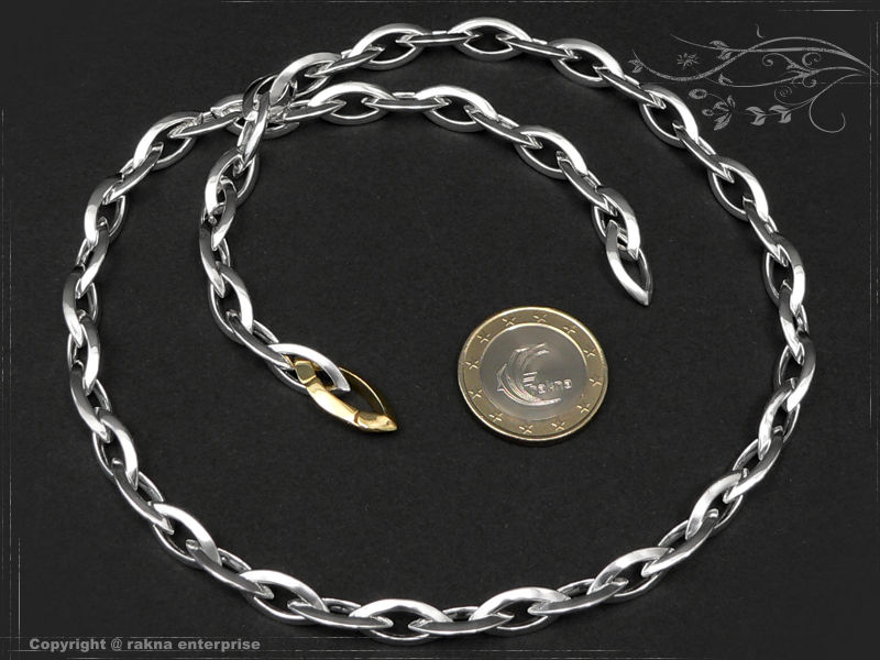Ankerketten 925 silber 7.4mm massiv