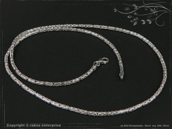 Königsketten 925 Sterling Silber massiv 2,3mm