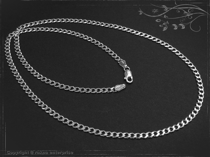 Panzerketten 3,3mm 925 Sterling Silber massiv