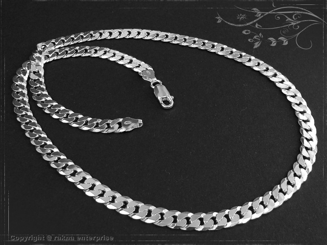 Panzerketten 7mm 925 Sterling Silber massiv