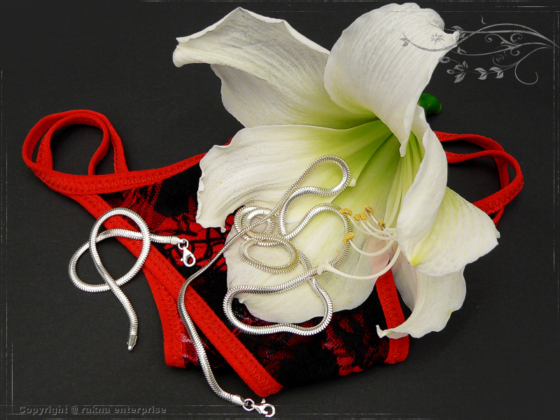 Schlangenketten 925 silber 3,5mm massiv