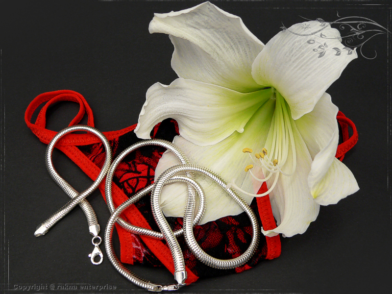 Schlangenketten 925 silber 4,5mm massiv