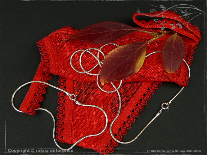 Snake Chains 925 silver 1,4mm Combination