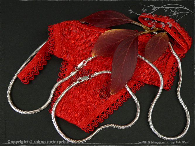 Schlangenketten 925 silber 3mm Kombination