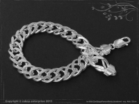 Twin-Curb Chain bracelet B11.0L21