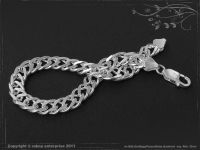 Twin-Curb Chain bracelet B8.0L17