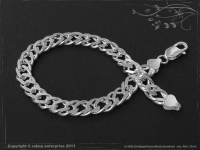 Twin-Curb Chain bracelet B8.0L24